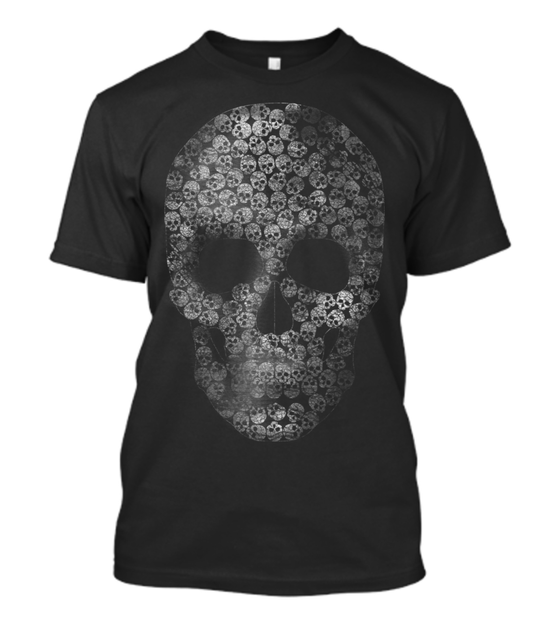 Deification Of War Skull Pattern With Miniatures T-Shirt