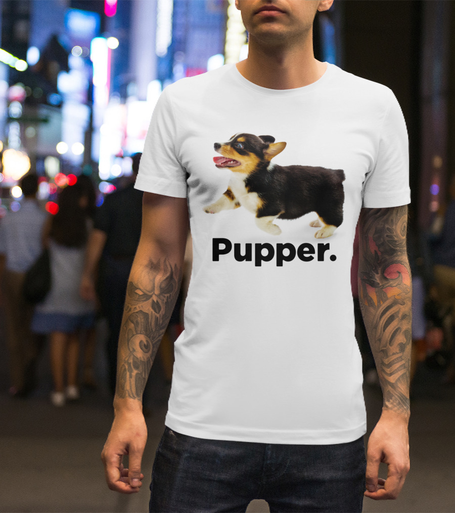 Pupper Pembroke Welsh Corgi Launch T-Shirt