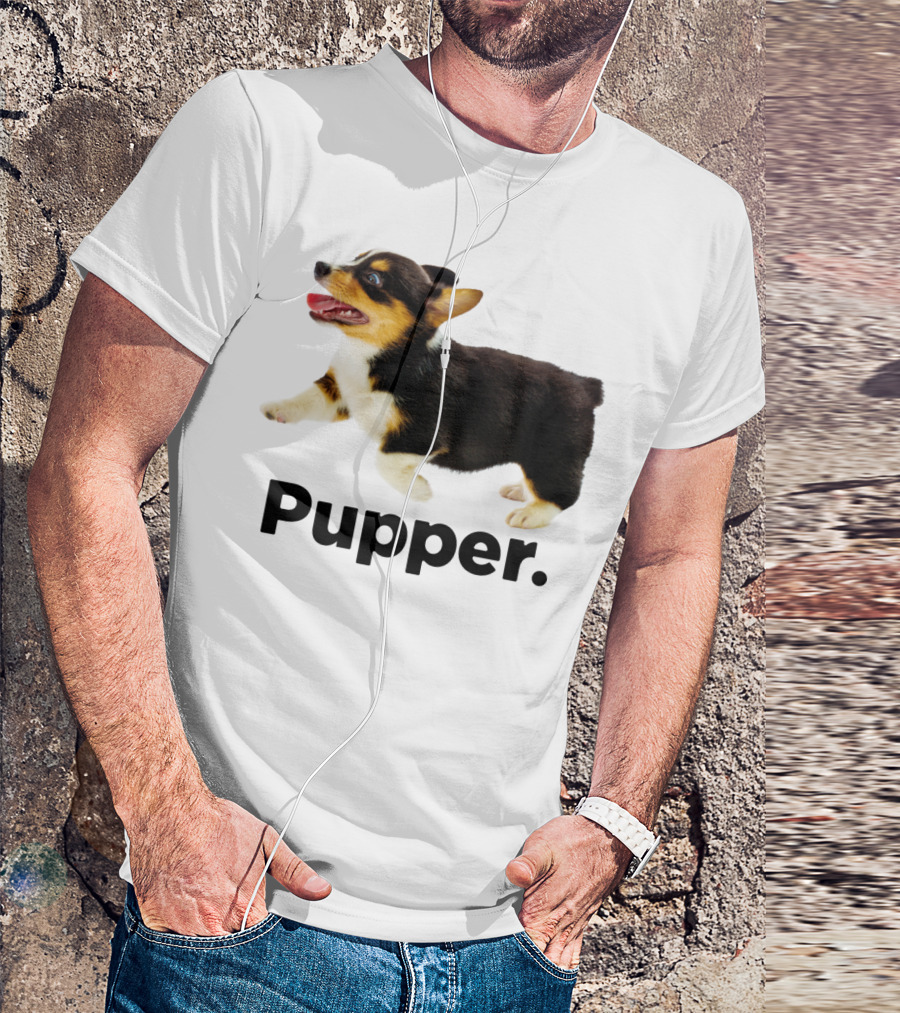 Pupper Pembroke Welsh Corgi Launch T-Shirt