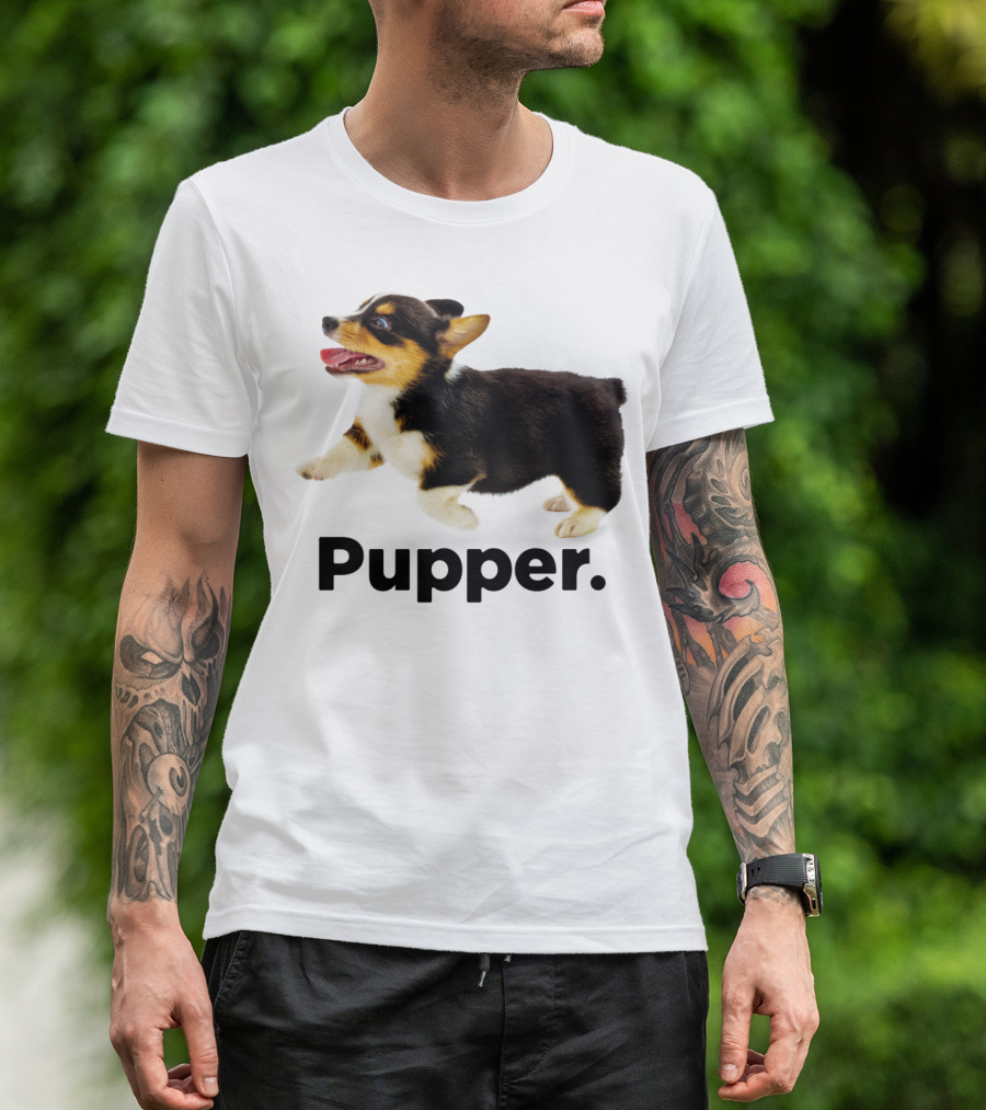 Pupper Pembroke Welsh Corgi Launch T-Shirt