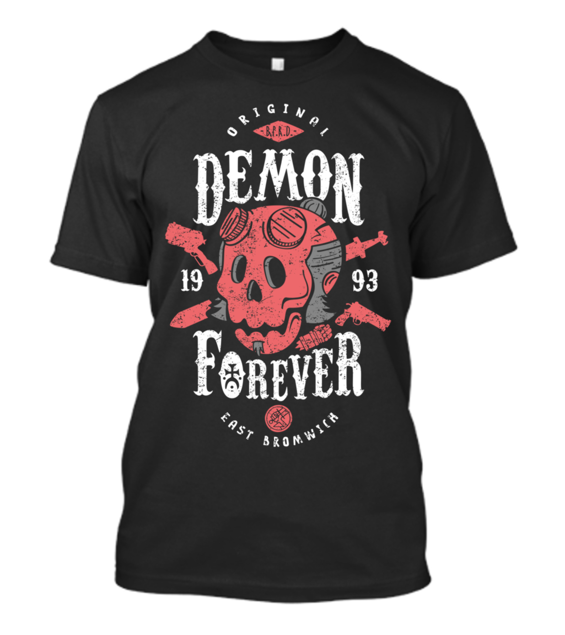 Original Demon Forever 1993 B.P.R.D. East Bromwich T-Shirt