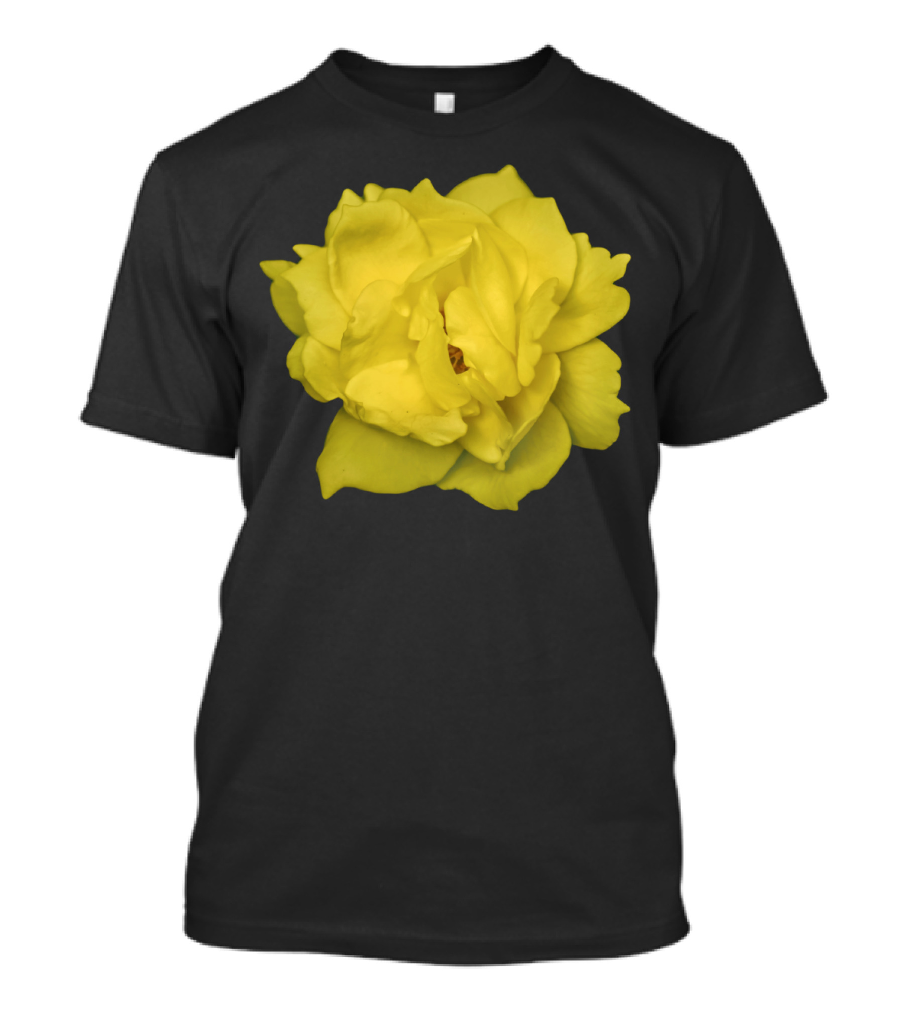 Yellow Rose Photo Bloom T-Shirt