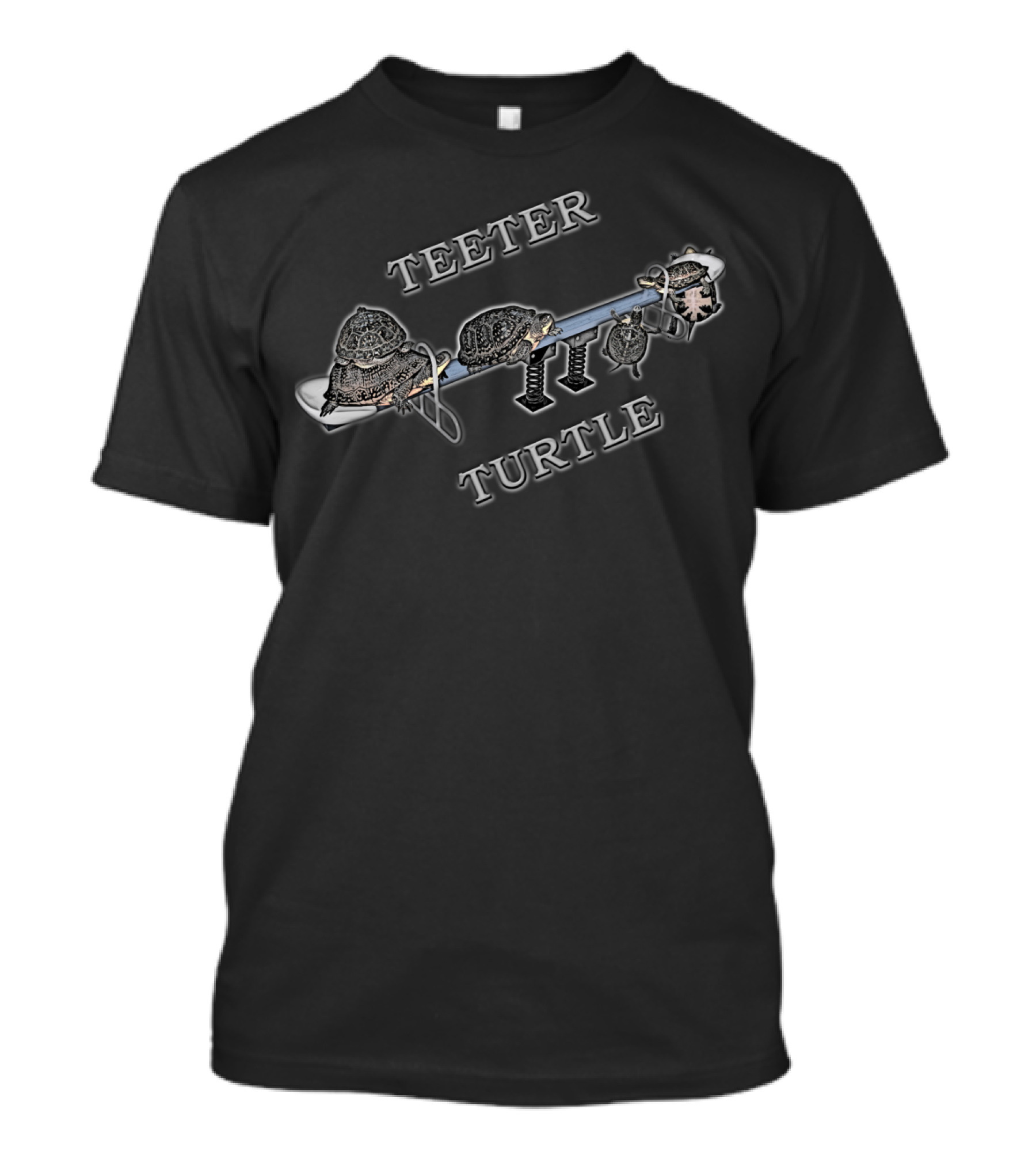 Teeter Turtle See-Saw Balancing Act T-Shirt