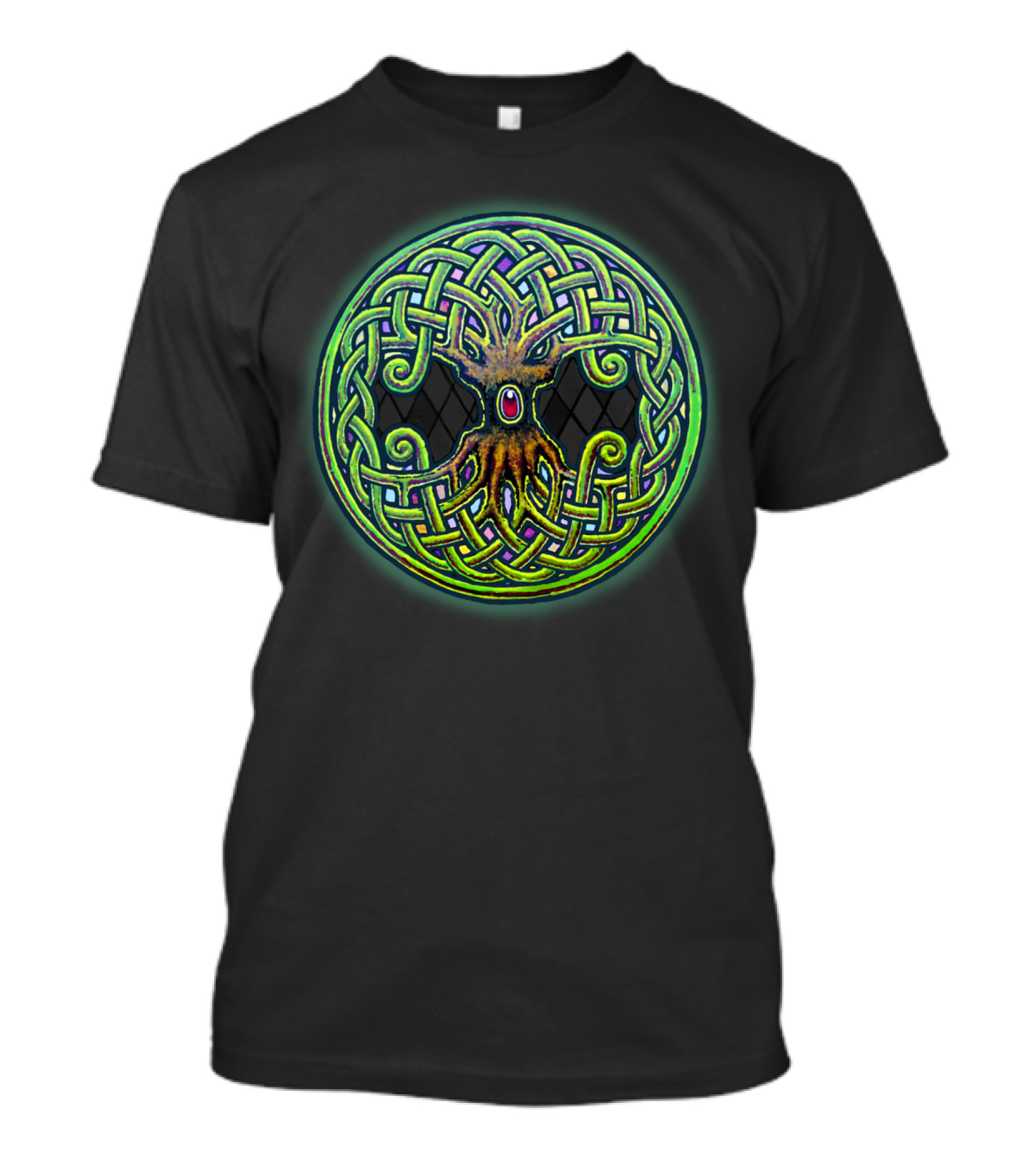 Yggdrasil Celtic Viking Knotwork Tree Of Life T-Shirt