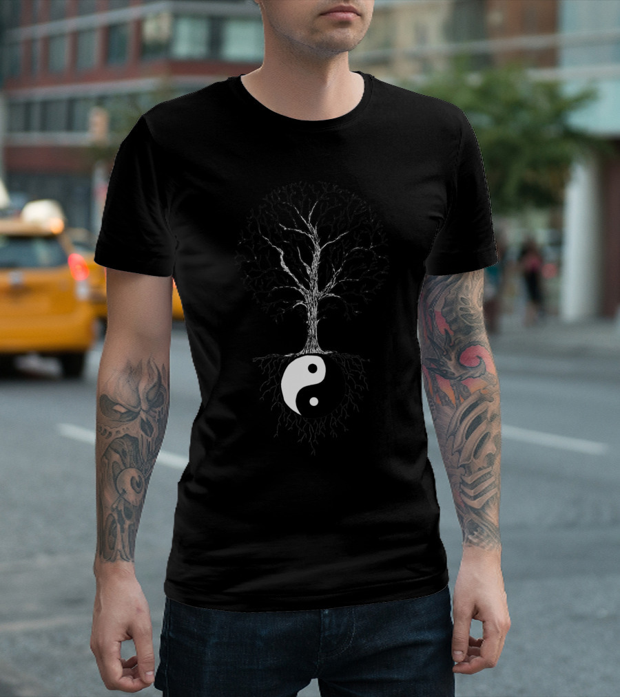 Yin Yang Tree Nature Harmony T-Shirt