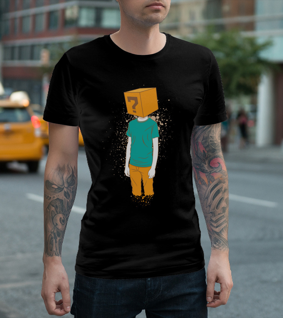 Now Young Question Box Head Youthful Mystery T-Shirt