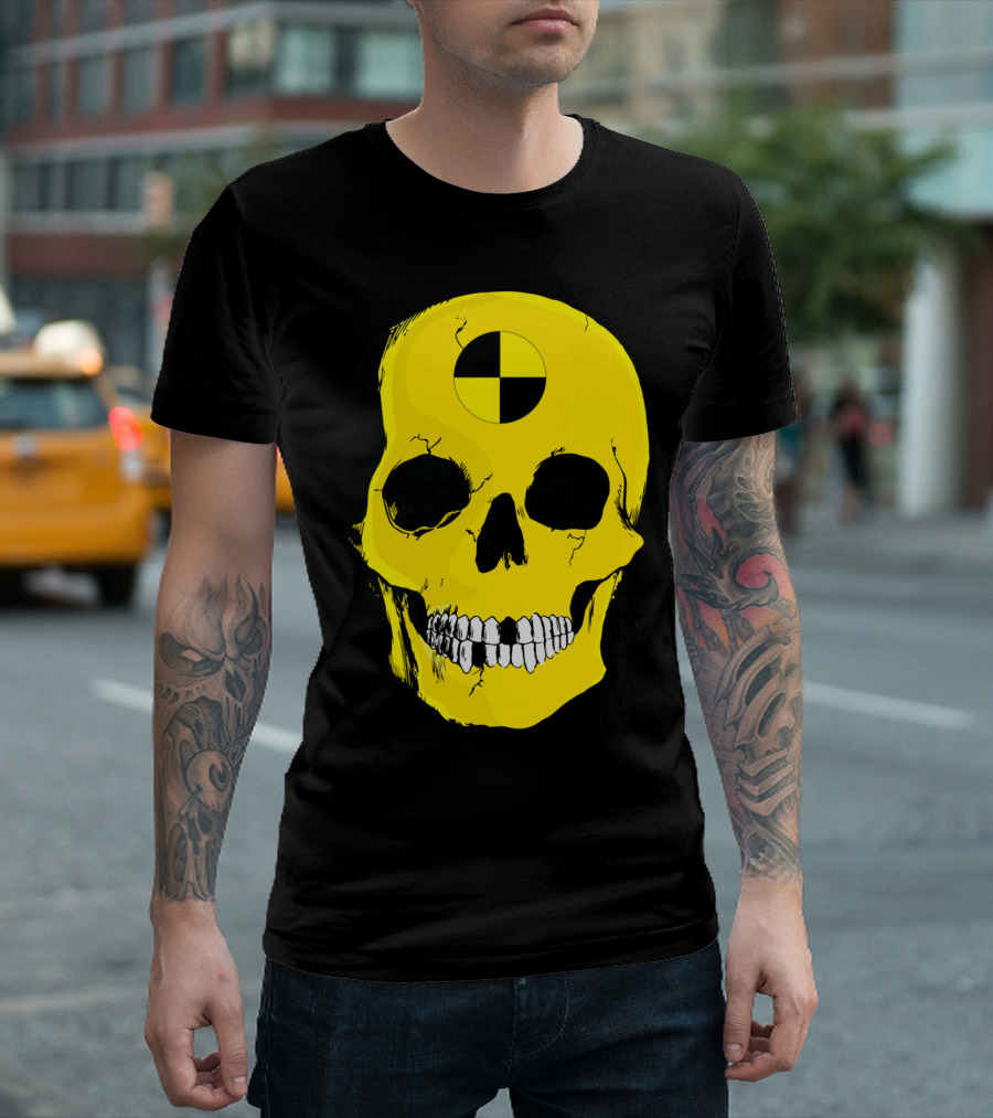 Test Of Life Crash Test Skull T-Shirt