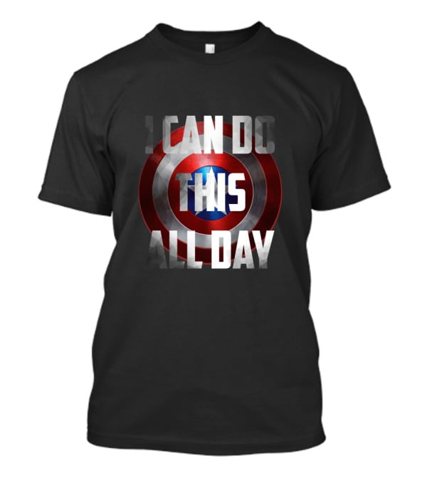 MARVEL Captain America I Can Do This All Day T-Shirt