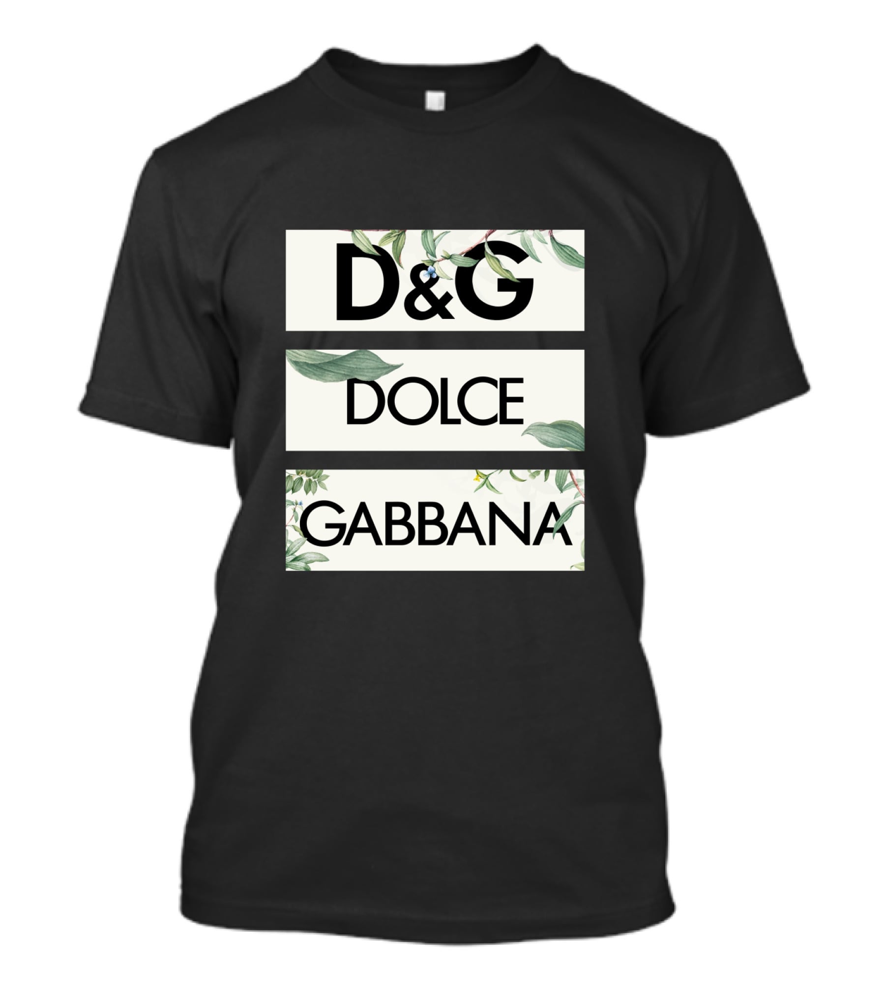 D&G Dolce Gabbana Botanical Leafs T-Shirt