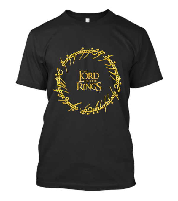 The Lord Of The Rings Elvish Script Ring T-Shirt