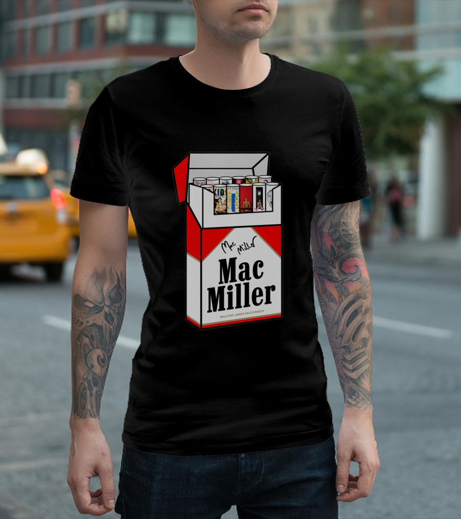 Mac Miller Malcolm James Mccormick Album Pack T-Shirt