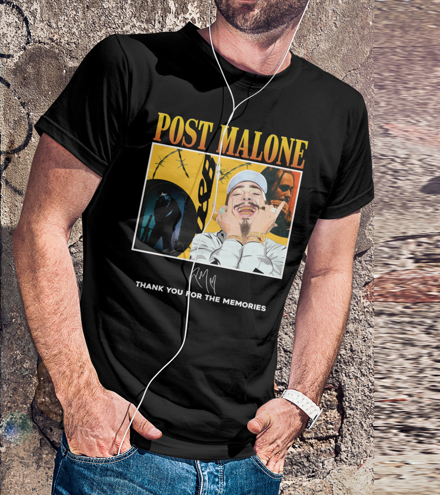 Post Malone Thank You For The Memories T-Shirt