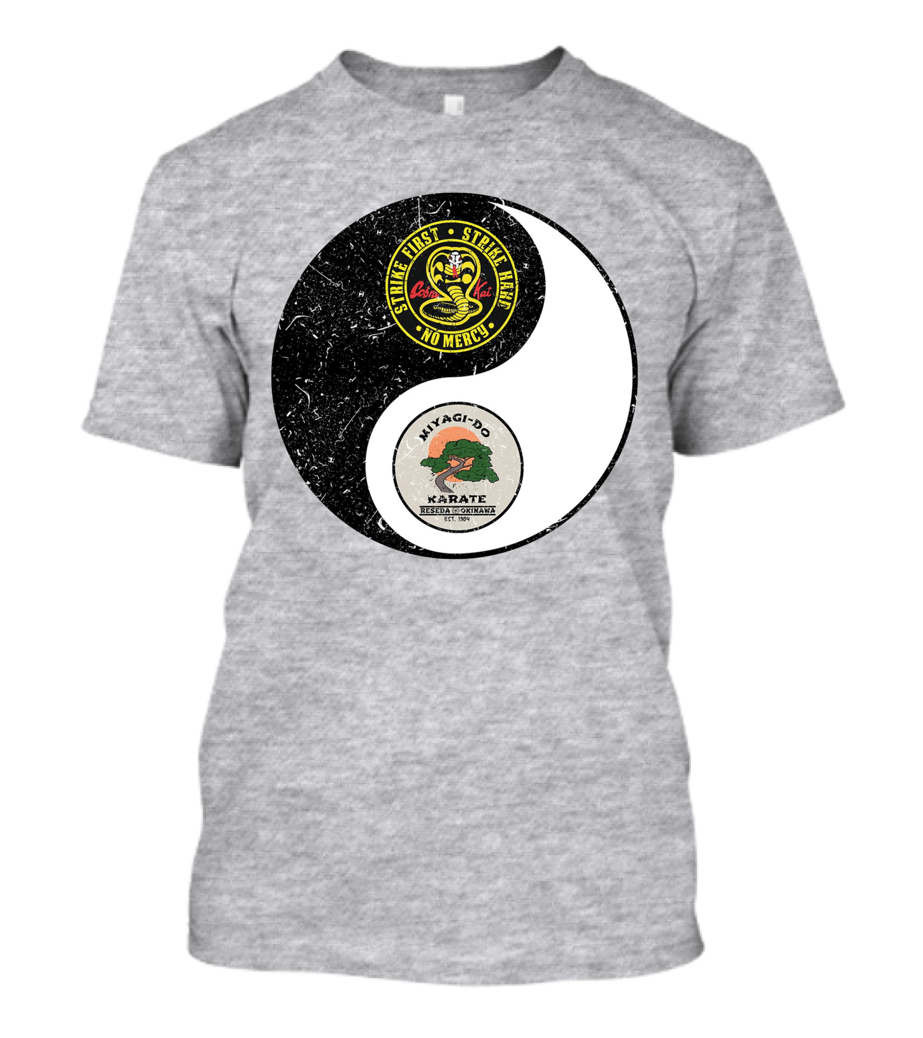 Cobra Kai Strike First Miyagi-Do Karate Yin Yang T-Shirt