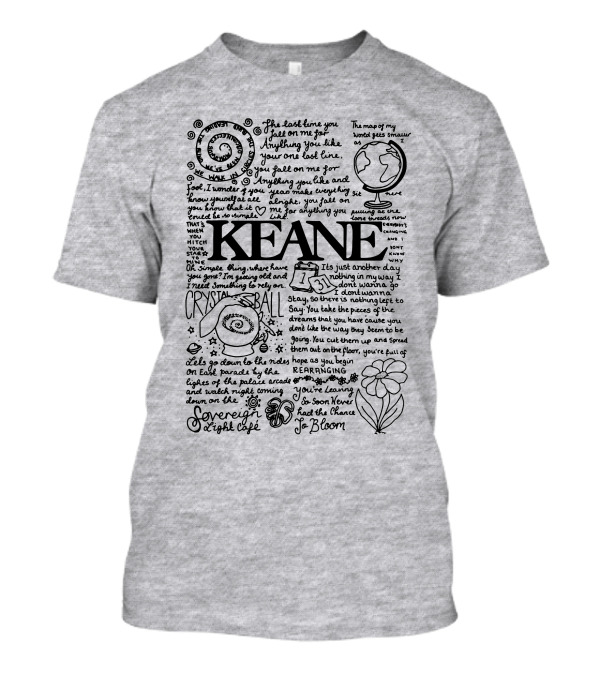 Keane Hopes Crystal Ball Sovereign Night Sky Bloom T-Shirt