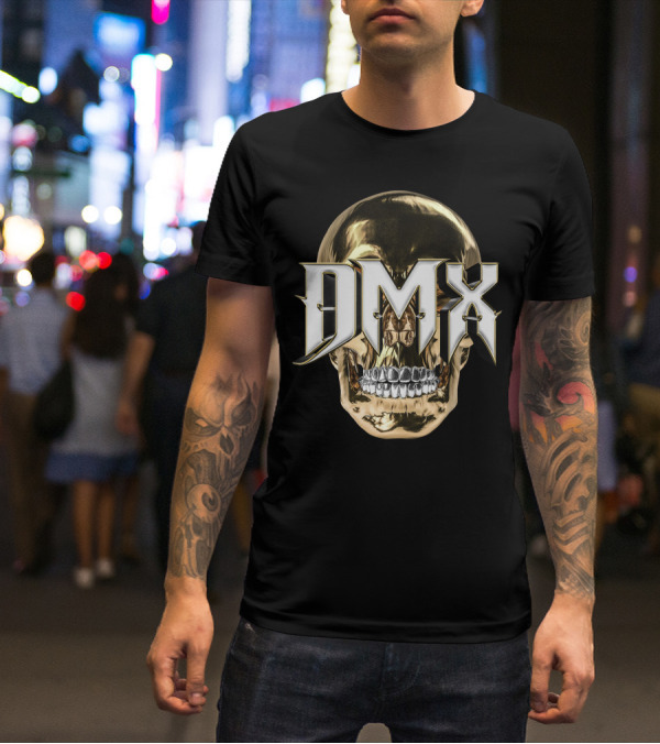 Dmx Gold Skull Luxury Trends T-Shirt