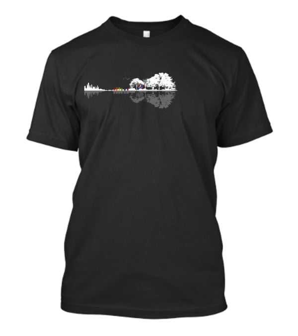Grateful Dead What A Long Strange Trip It's Been City To Forest Journey With Dancing Bears And Steal Your Face Skull T-Shirt