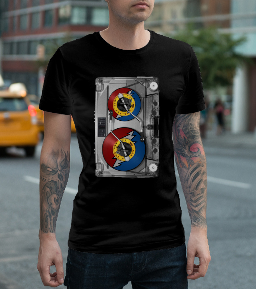 Grateful Dead Cassette Tape Retro Vibe T-Shirt
