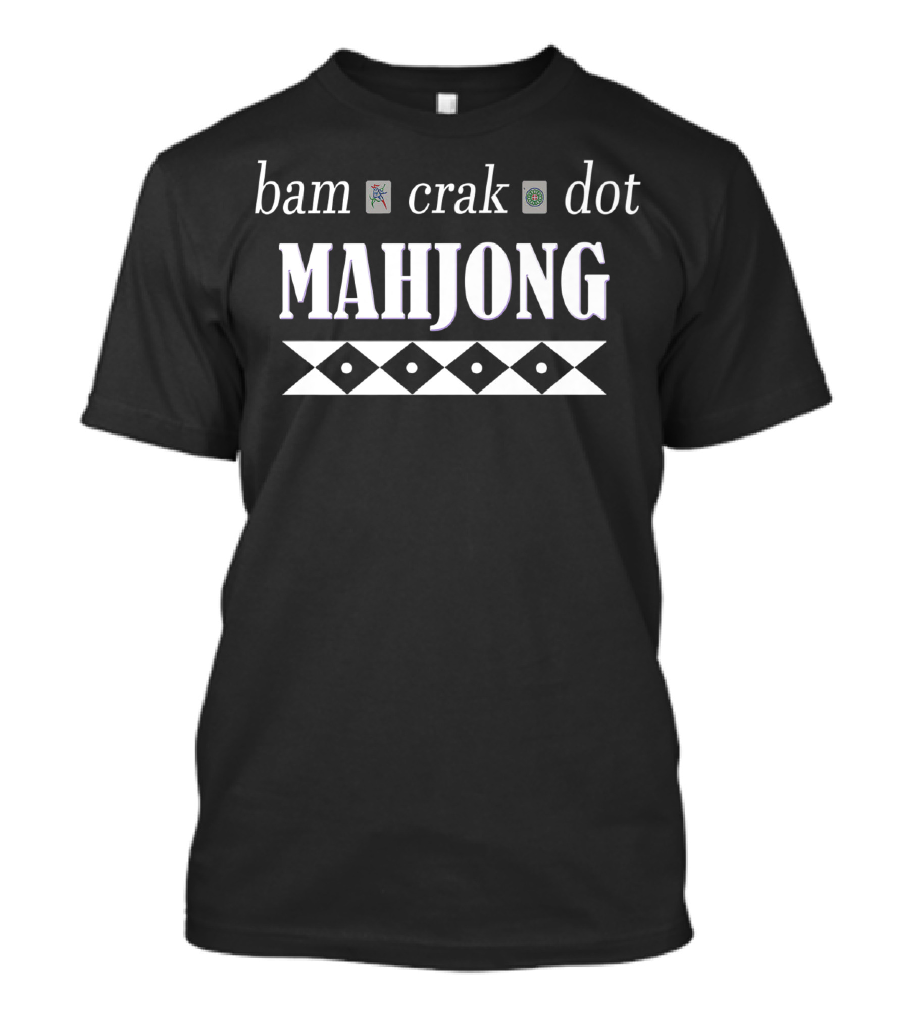 Bam Crak Dot Mahjong Domino T-Shirt