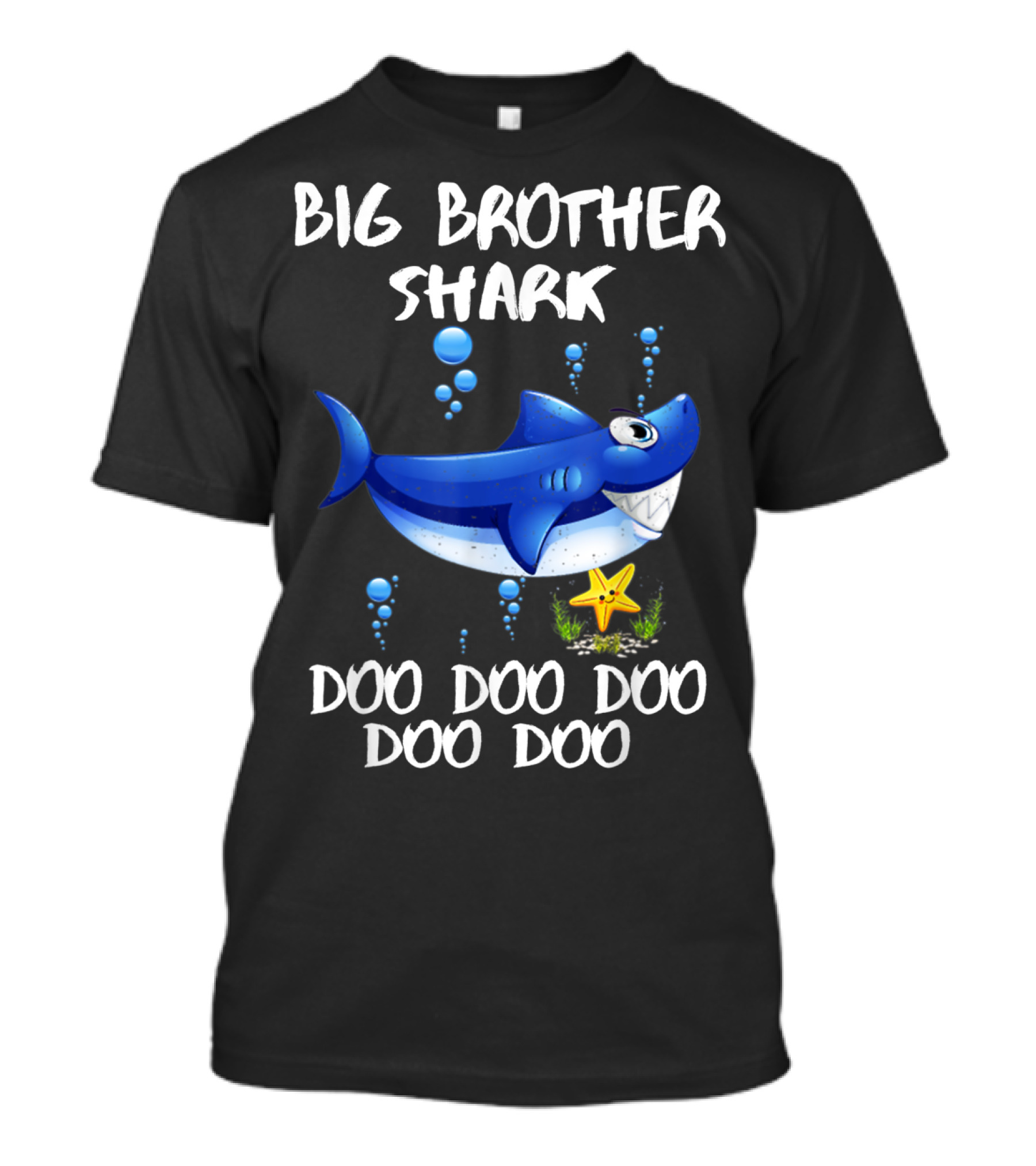 Big Brother Shark Doo Doo Doo Doo Funny Kids Video Big T-Shirt