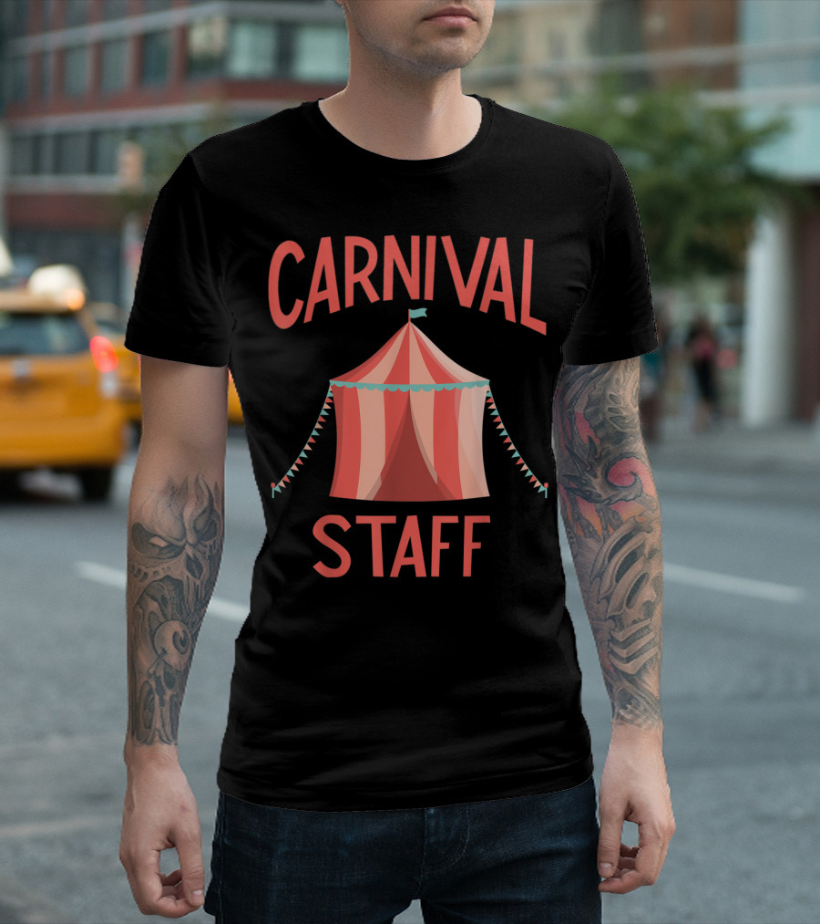 Carnival Staff Tent Birthday T-Shirt