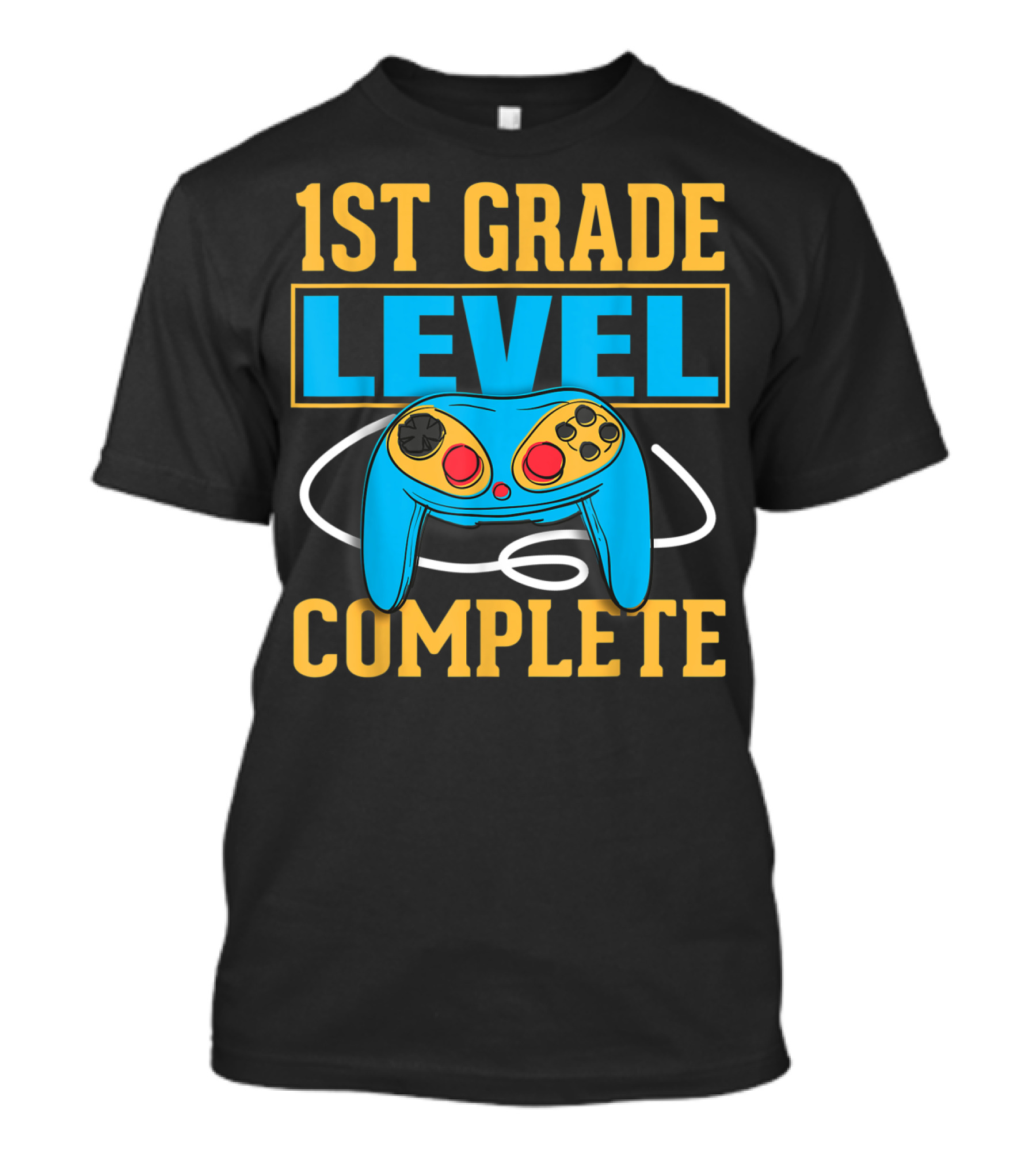 1st Grade Level Complete Video Gamer Controller T-Shirt
