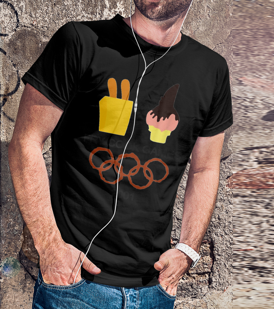 FRY COOK GAMES 2001 Fries Ice Cream Rings T-Shirt