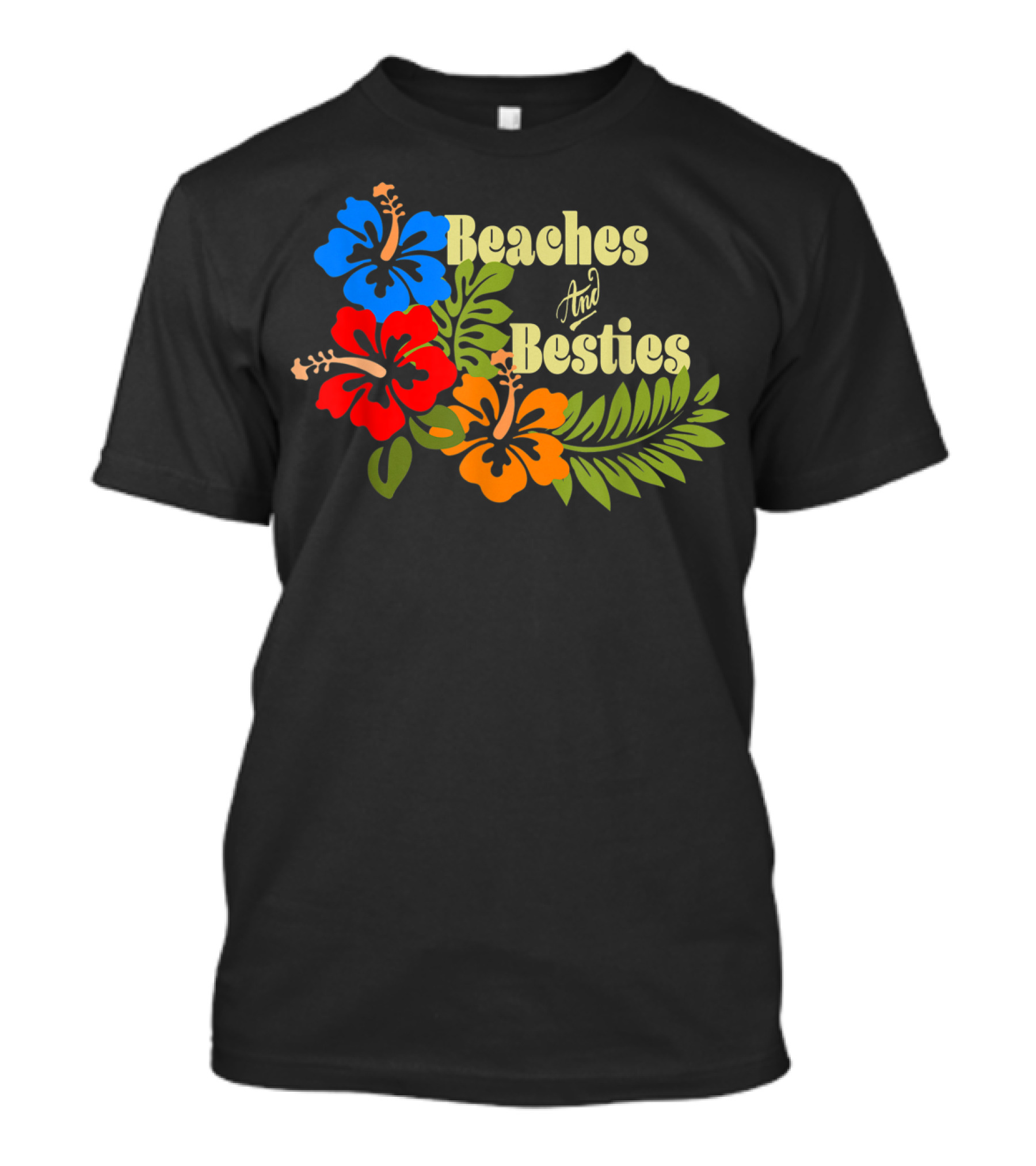 Beaches And Besties Girls Weekend Trip Getaway Roadtrip Vacation T-Shirt