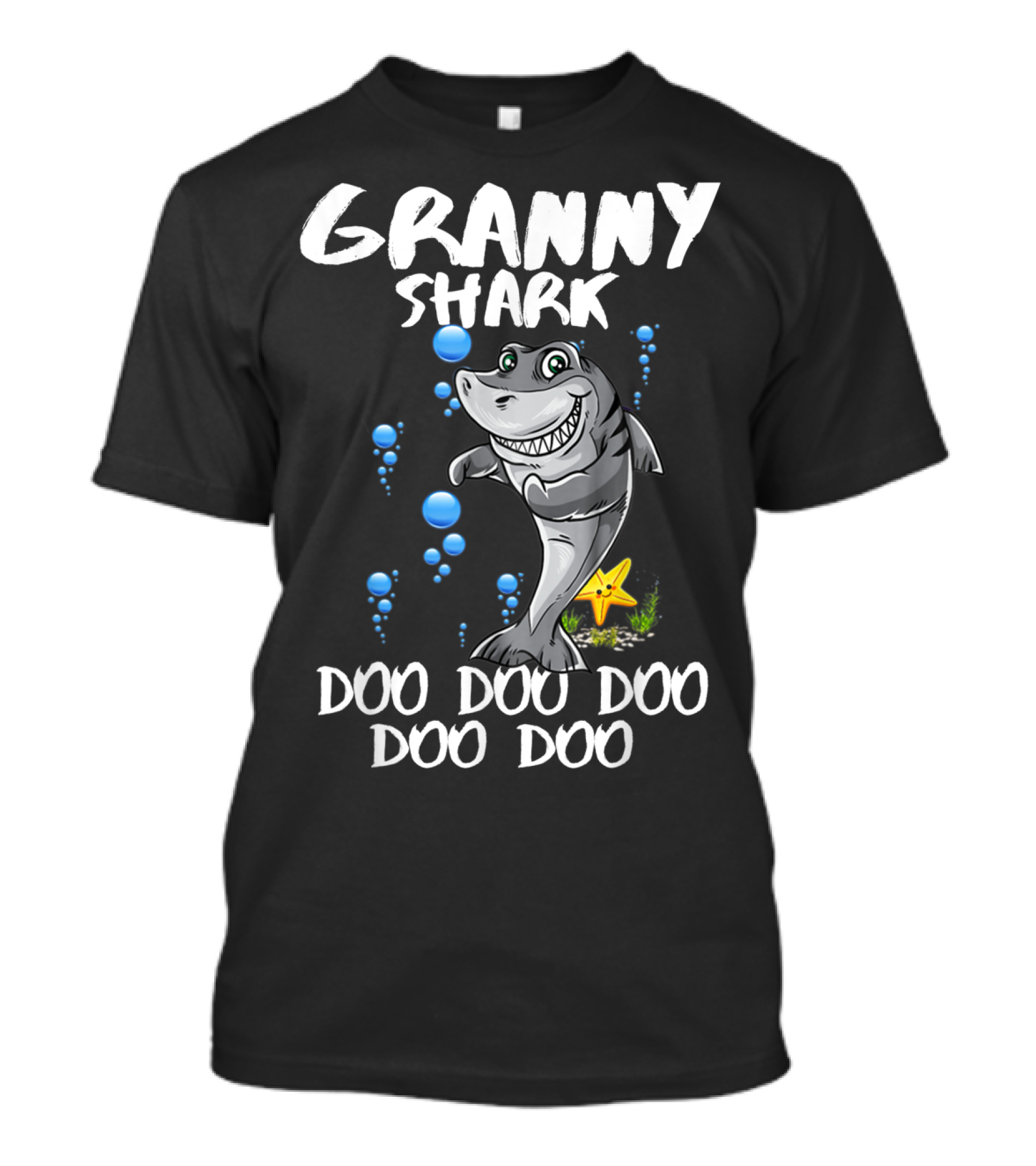 Granny Shark Doo Doo Doo Doo Funny Kids Video Granny T-Shirt