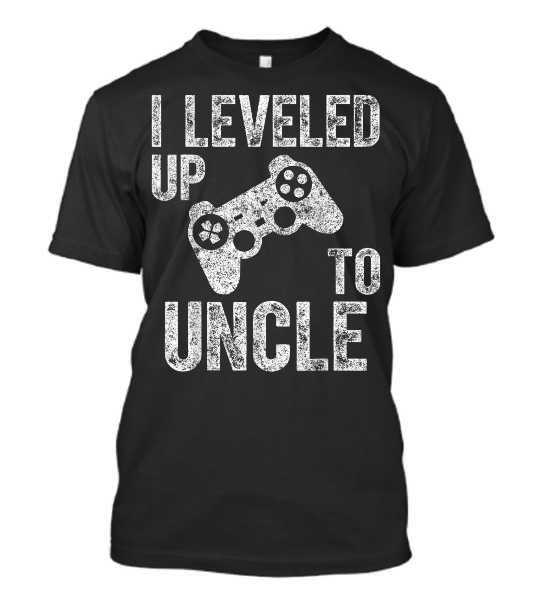 I Leveled Up To Uncle Video Game Controller Player T-Shirt