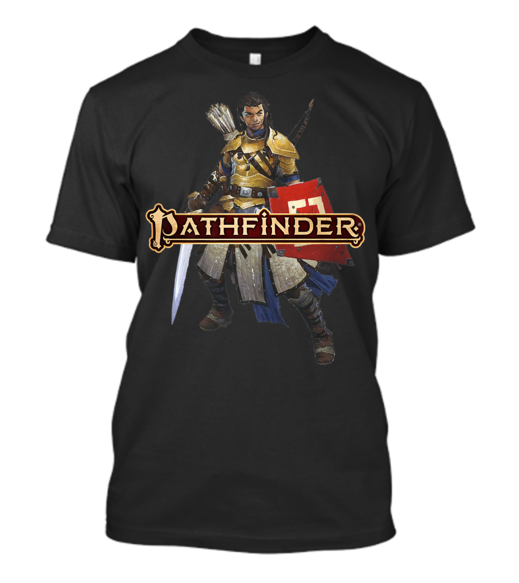 Pathfinder Iconic Valeros Warrior Character T-Shirt