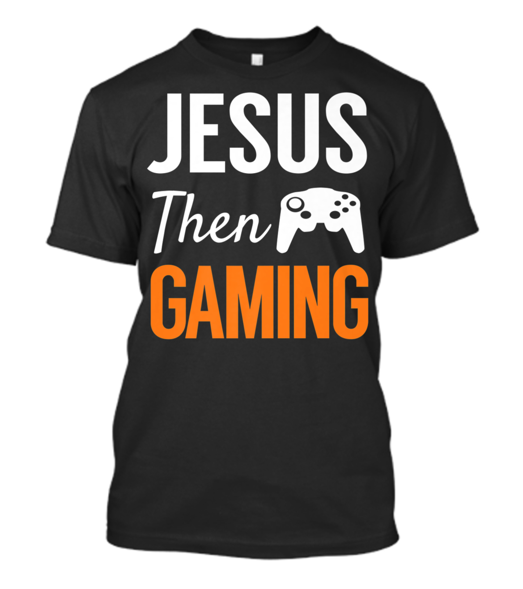 Jesus Then Gaming Fun Christian Video Game Controller T-Shirt