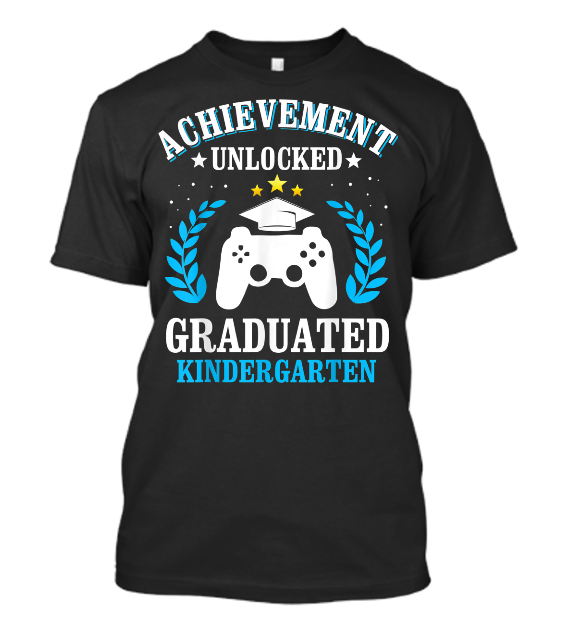 Achievement Unlocked Graduated Kindergarten Video Gamer T-Shirt