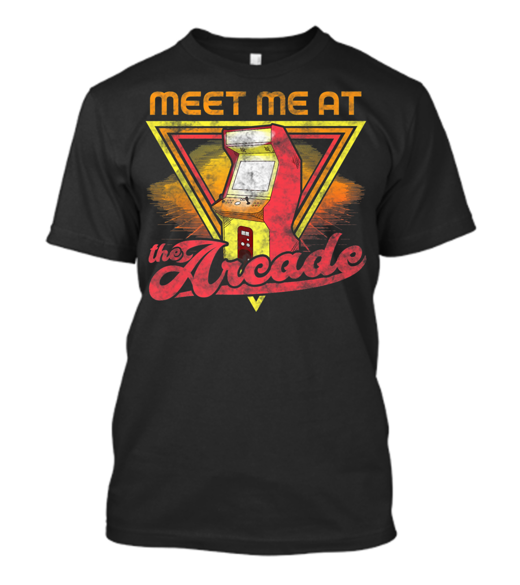 Meet Me At The Arcade Retro 70s 80s Vintage Vibe T-Shirt