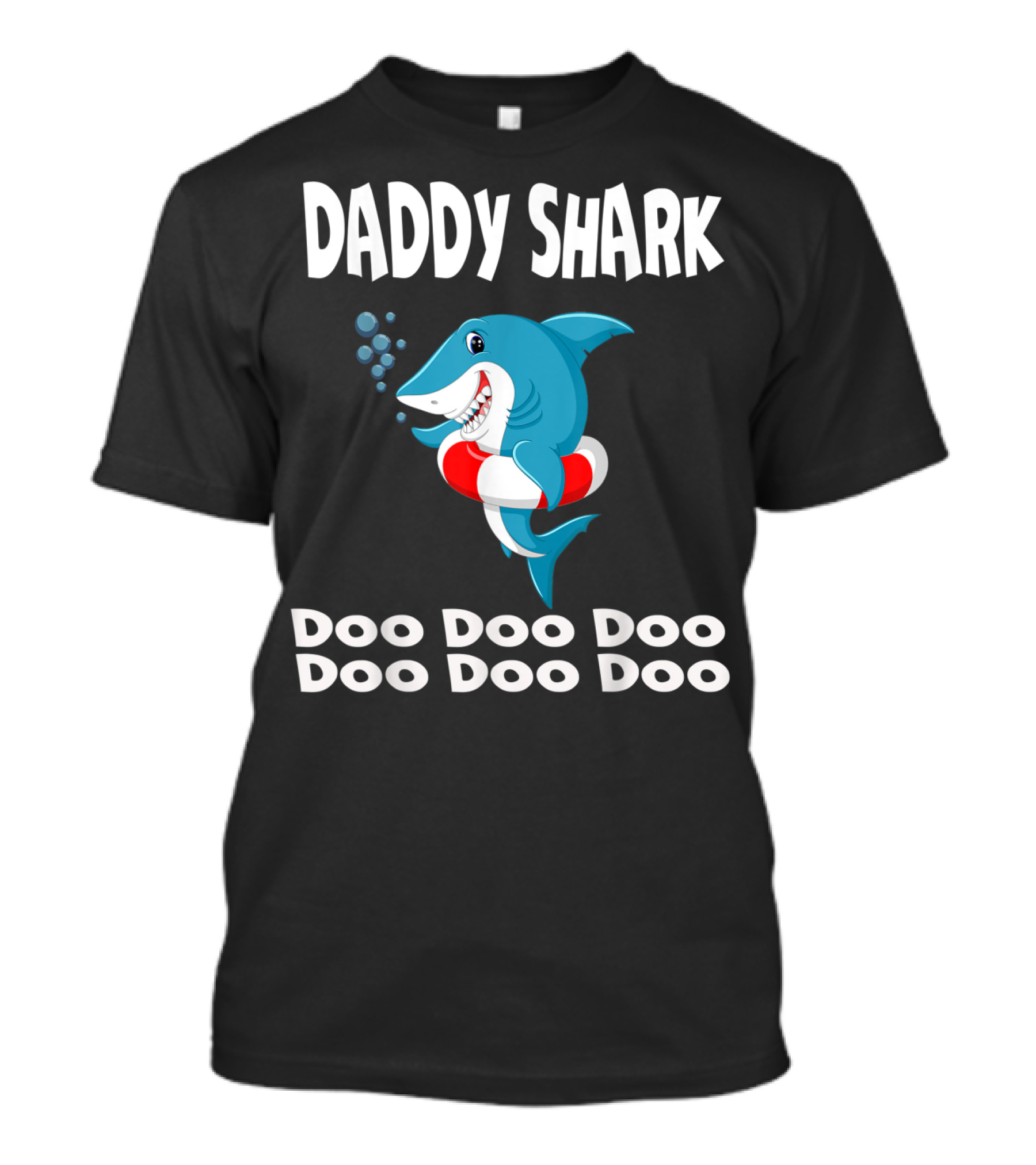 Daddy Shark Doo Doo Doo Doo Doo Doo Funny Baby Mommy T-Shirt