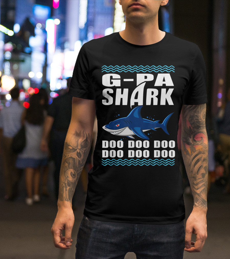 G-PA Shark Doo Doo Doo Funny Kids Video Baby T-Shirt