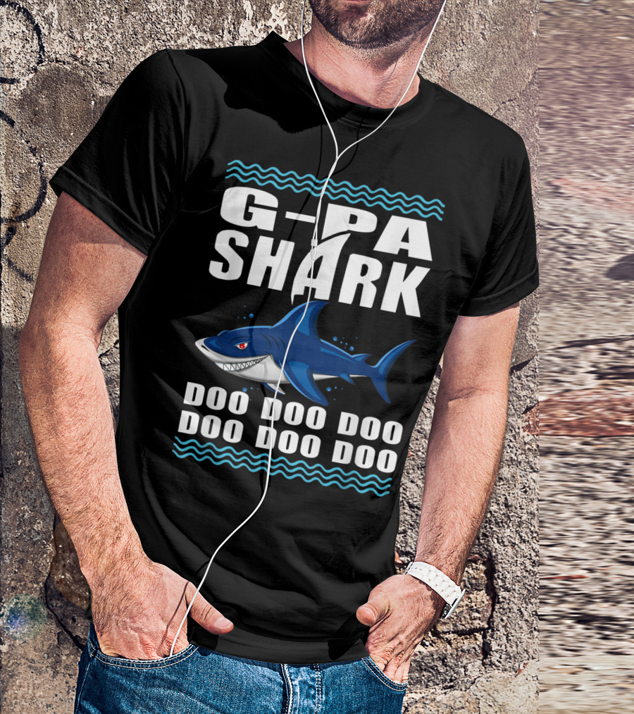 G-PA Shark Doo Doo Doo Funny Kids Video Baby T-Shirt