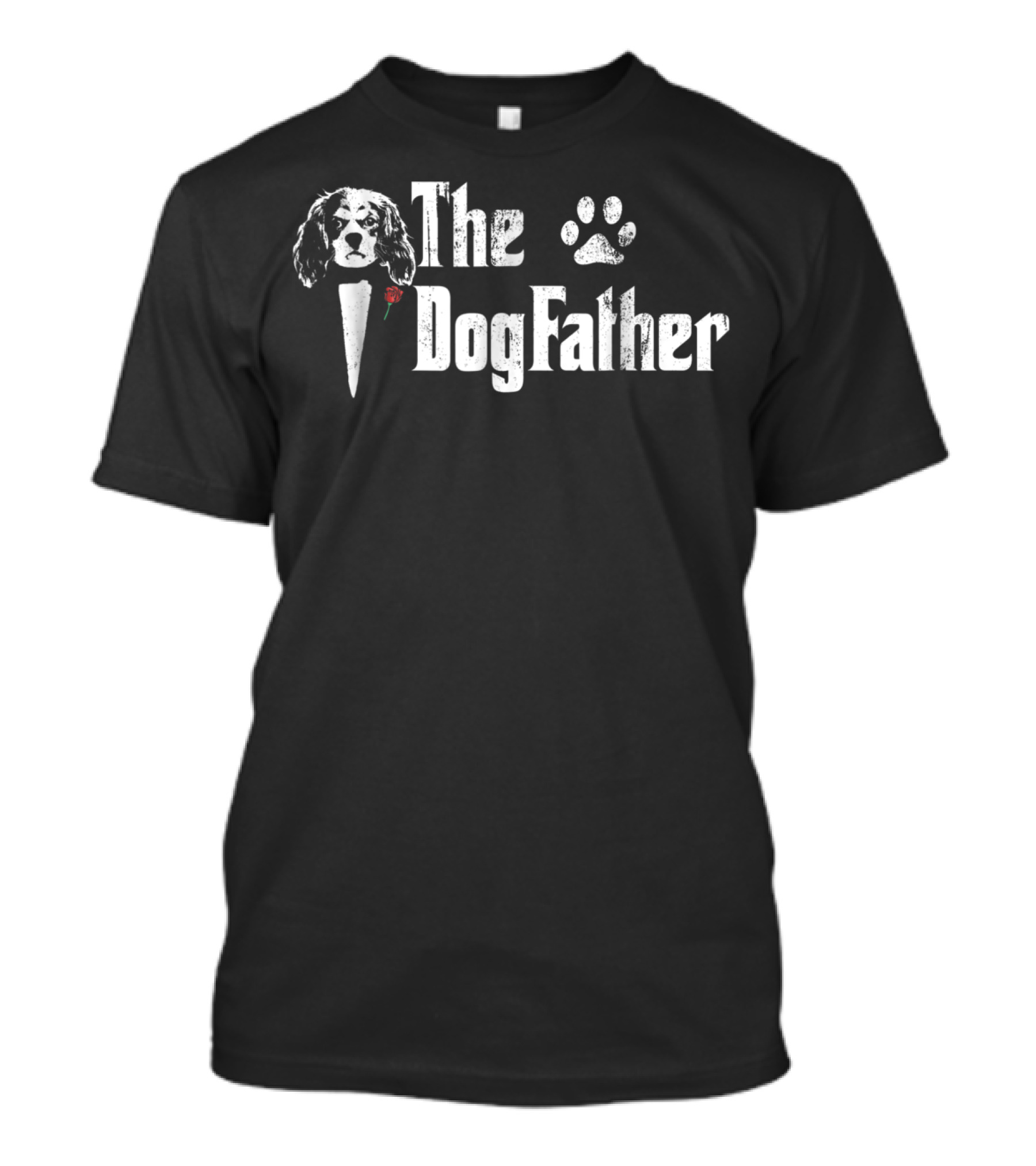 The Dogfather Cavalier King Charles Mens Novelty T-Shirt