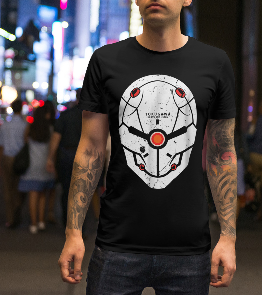 Tokugawa Heavy Industry Robot Ninja Gamer Gear Video Game T-Shirt