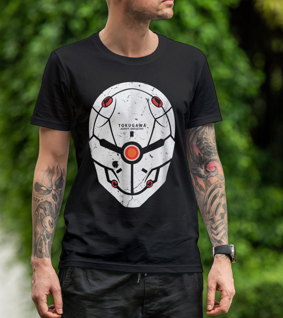 Tokugawa Heavy Industry Robot Ninja Gamer Gear Video Game T-Shirt