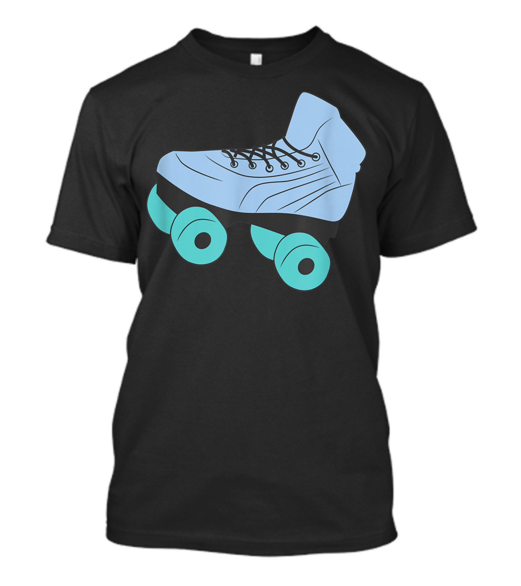 Roller Skates 1980S 90S Hip Hop Punk Pop T-Shirt