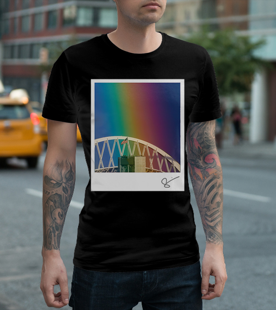 Seattle Pride Rainbow Over Stadium T-Shirt