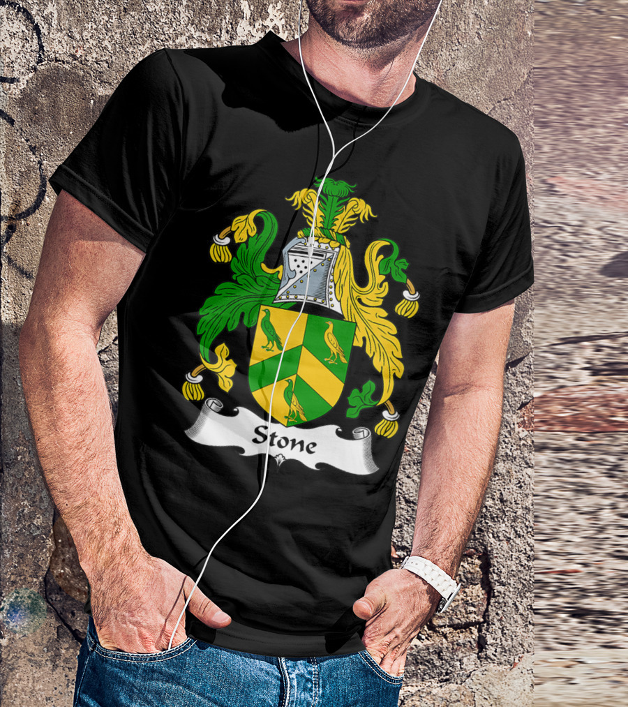 Stone Family Crest Coat Of Arms T-Shirt