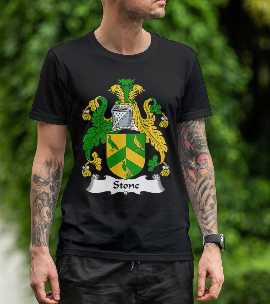 Stone Family Crest Coat Of Arms T-Shirt