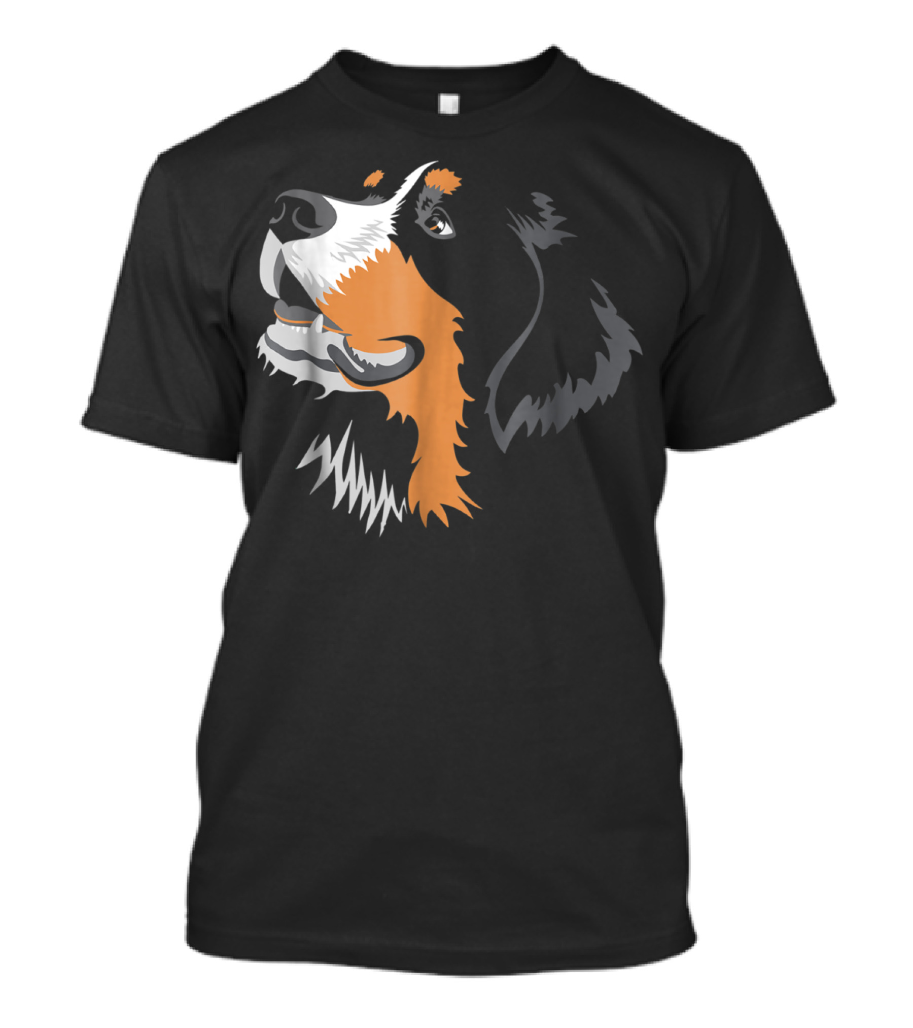 Bernese Mountain Dog Profile T-Shirt