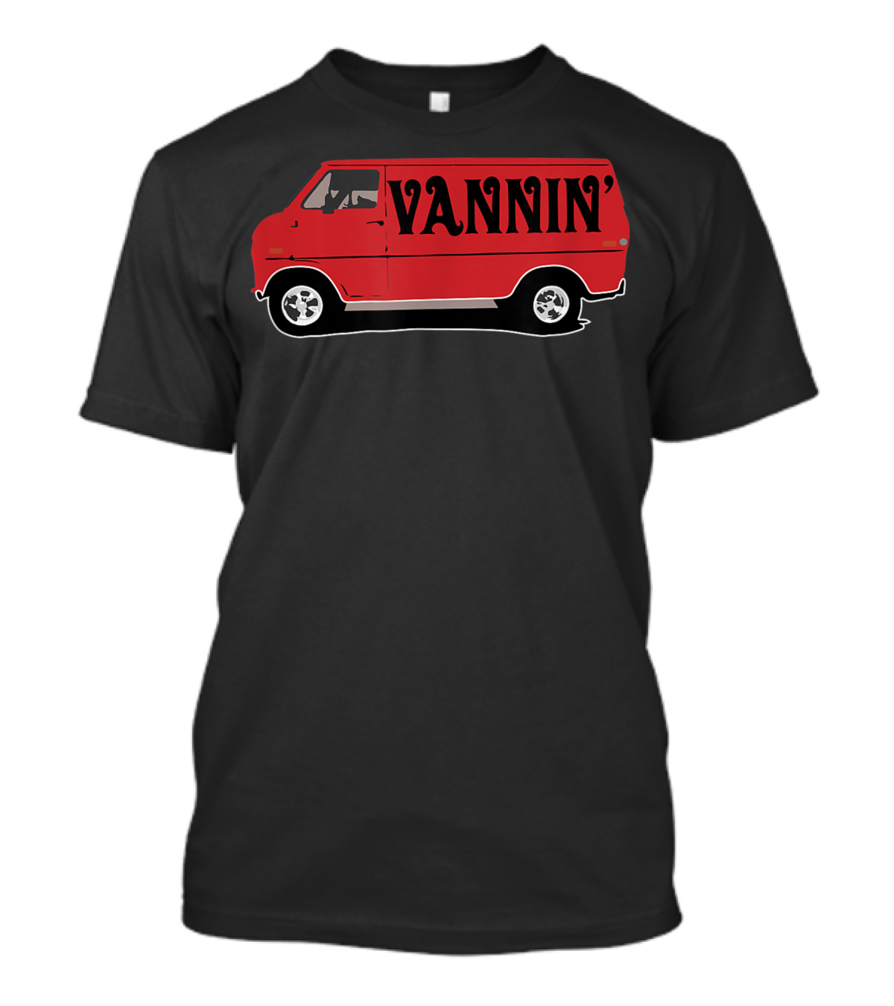 Vannin Vanning Van Culture Vanner Nation Red Van T-Shirt