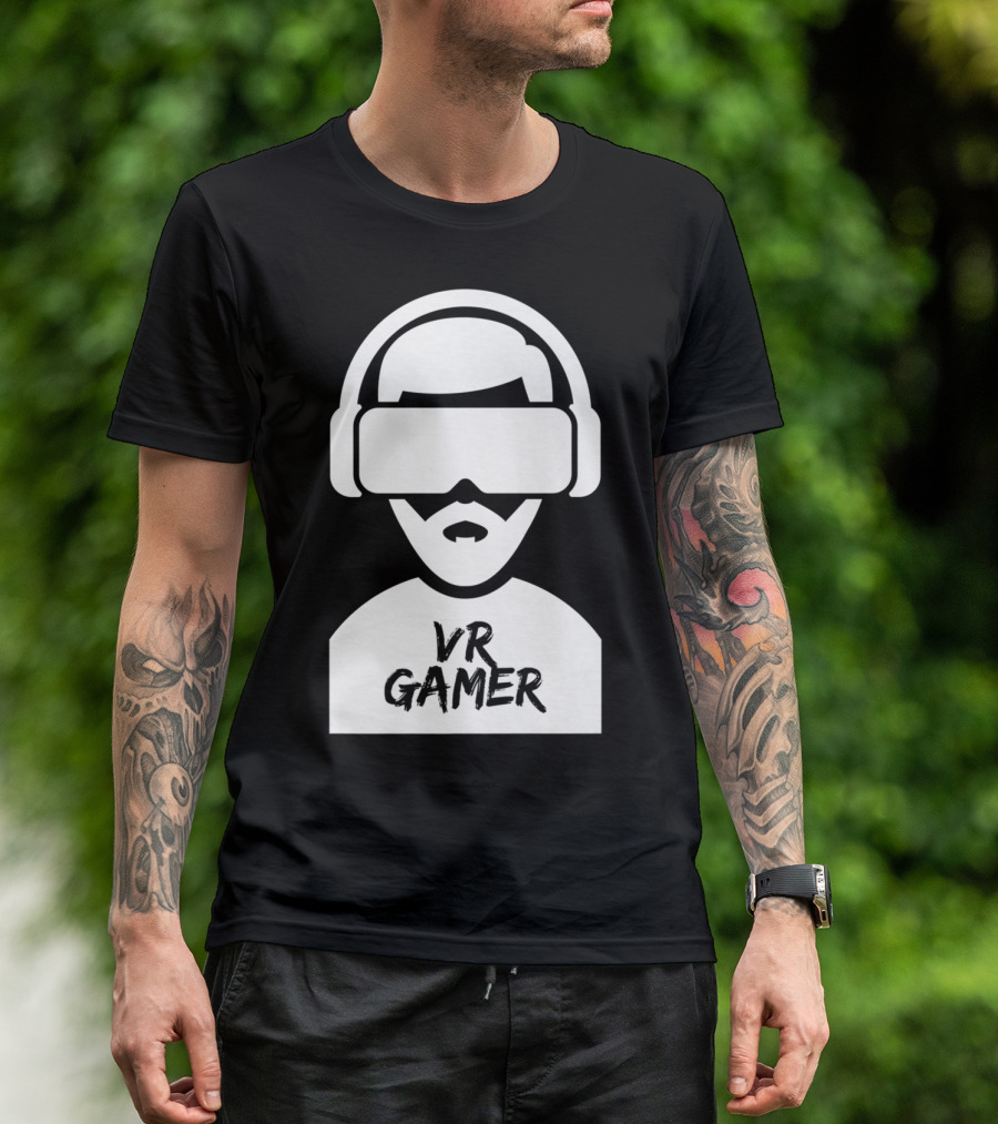 VR Gamer Video Games Gaming Funny Cool Virtual Reality T-Shirt