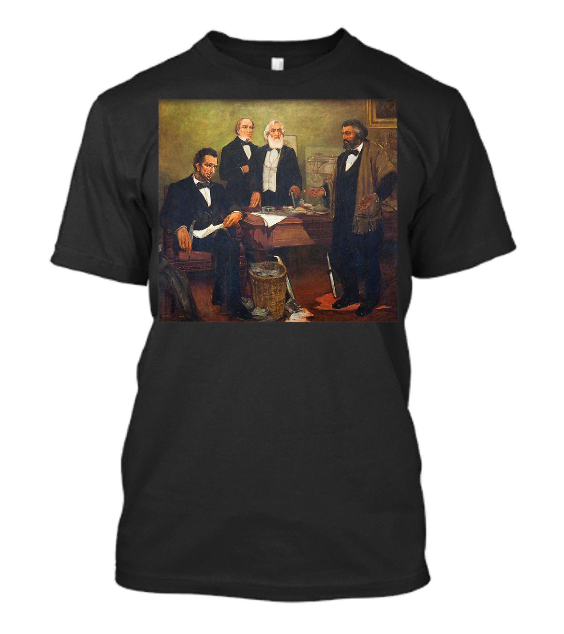 Vintage Abraham Lincoln And Frederick Douglass Historical Gathering T-Shirt