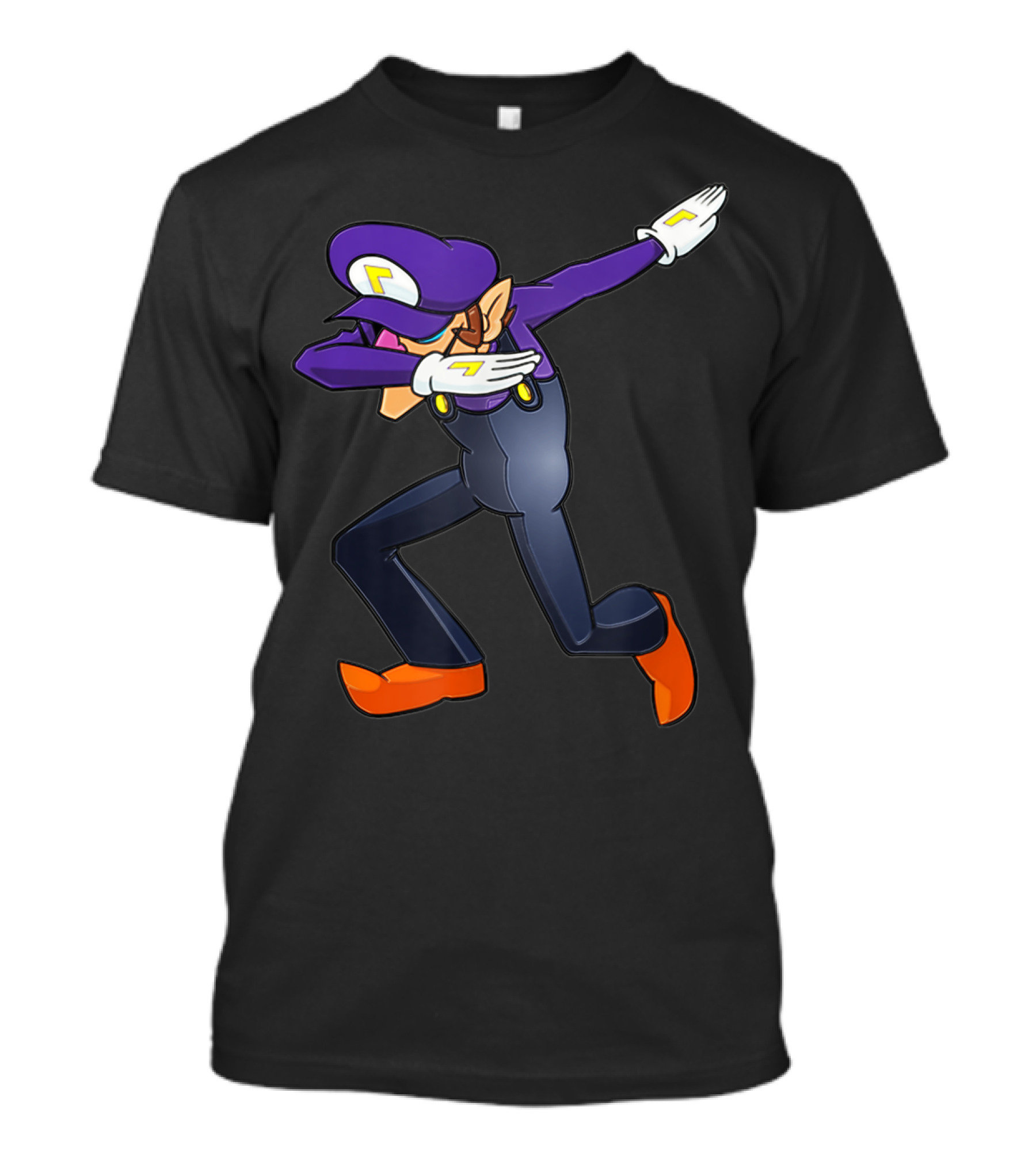 Waluigidab Gaming Character Dab Pose Fan T-Shirt