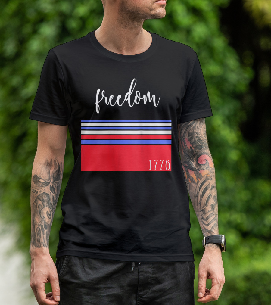 Freedom 1776 Jordan 4th Of July T-Shirt