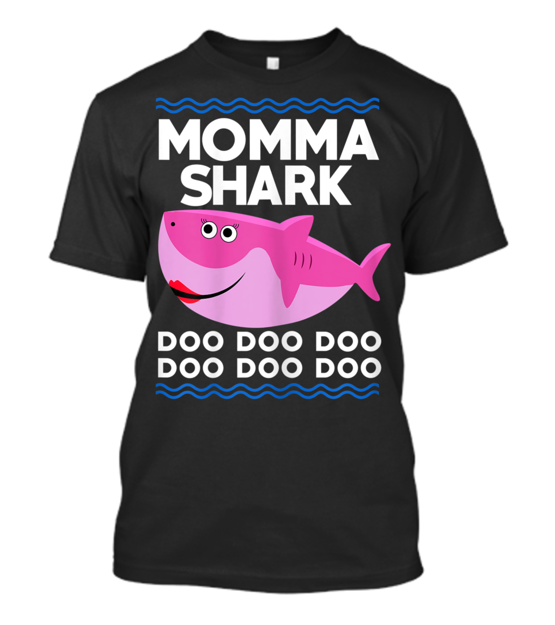 Momma Shark Doo Doo Doo Doo Doo Doo Funny Kids Video T-Shirt